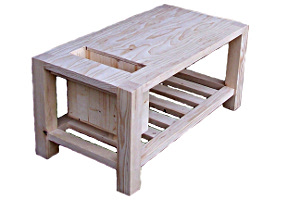 banc multifonction en bois