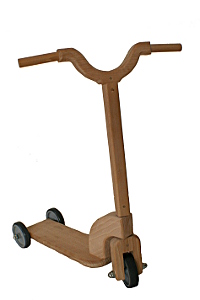 trottinette en bois